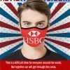 Where To Buy HSBC Logo Cloth Face Mask