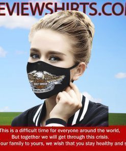 Harley Davidson Eagle Cloth Face Mask