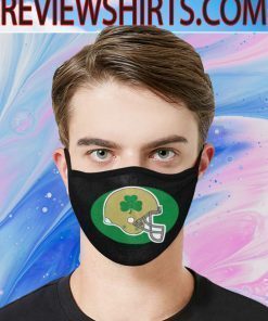 Helmet clipart Notre Dame CLOTH Face Mask