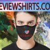 I love America Tee 4th of July USA Cloth Face Masks