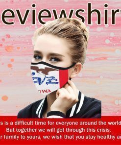 Iowa US State Cloth Face Mask