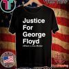 Justice for George Floyd T-Shirt #BlackLivesMatter