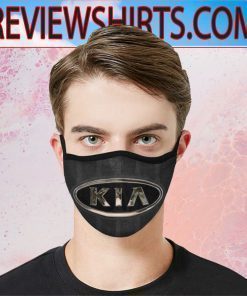 KIA Glitter Logo, Cars Brands Face Mask