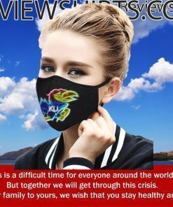 Kansas Jayhawks Face Mask Cloth Face Masks US
