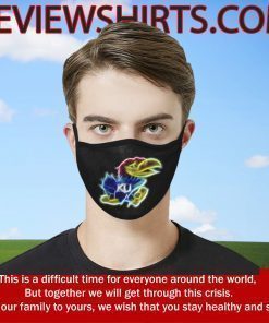 Kansas Jayhawks Face Mask Cloth Face Masks US