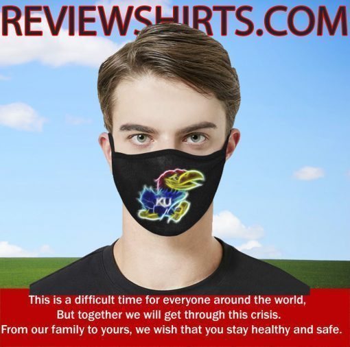 Kansas Jayhawks Face Mask Cloth Face Masks US