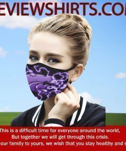 State Wildcat Logo - Kansas State Cloth Face Mask