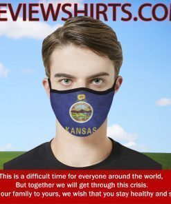 Kansas US State Cloth Face Mask