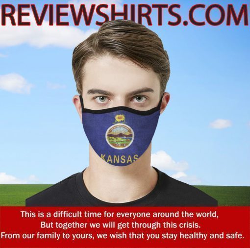 Kansas US State Cloth Face Mask