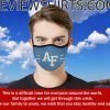 AIR FORCE FALCONS CLOTH FACE MASK - LOGO AF 2020 US