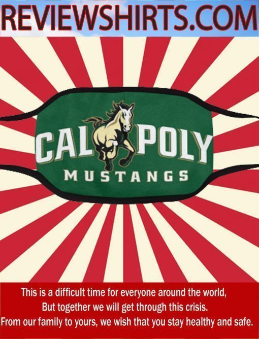 LOGO CAL POLY MUSTANGS CLASSIC CLOTH FACE MASK