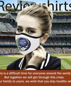 SKULL SEATTLE SEAHAWKS CLOTH FACE MASK 2020 US