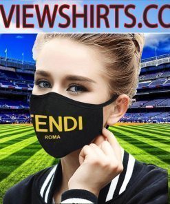 Fendi Roma logo Cloth Face Mask
