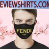 Fendi Roma logo Cloth Face Mask