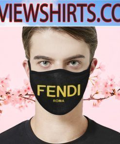 Fendi Roma logo Cloth Face Mask