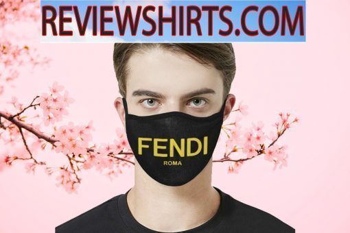 Fendi Roma logo Cloth Face Mask