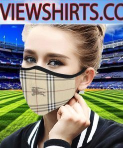 Logo Burberry Face Mask with Activated Carbon