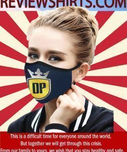 op logo template design Face Mask