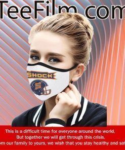 Spokane Shock Arena Football Face Mask