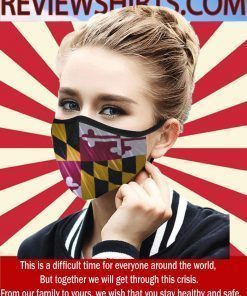 Maryland State Flag us Cloth Face Mask