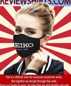 Logo Clock SEIKO 2020 Face Mask