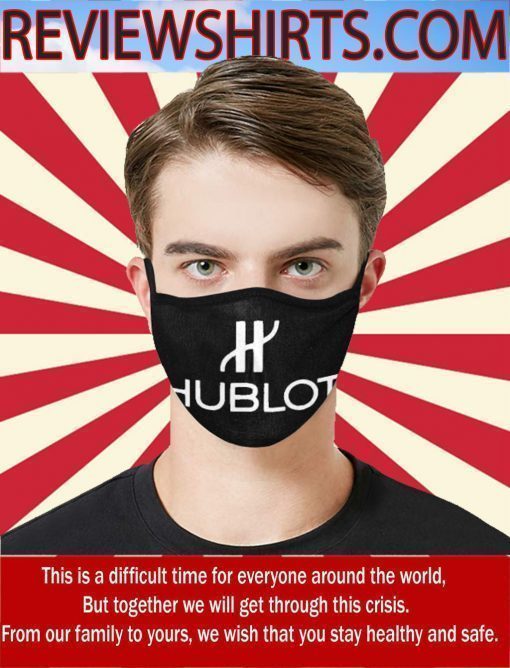 Logo Clock Hublot trademark Face Mask