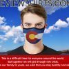 Flag of Colorado Cloth Face Mask US