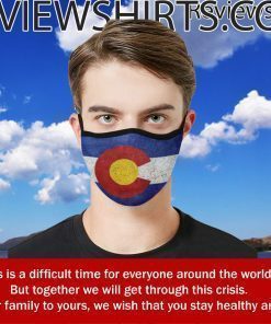 Flag of Colorado Cloth Face Mask US