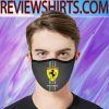 Logo Ferrari Car Face Masks