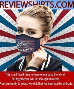 Logo Ford Motor Face Masks