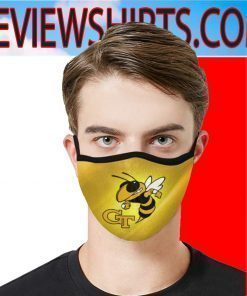 Logo Georgia Tech Yellow Jackets basketball Face Masks