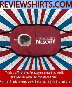 Logo NESCAFÉ trademark Cloth Face Mask