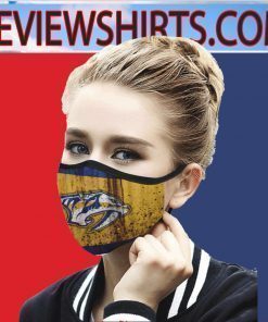 Logo Nashville Predators - Nashville Predators Cloth Face Mask - Face Mask Activated Carbon