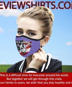 Logo Raiders Flag US Face Masks