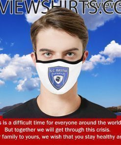 Logo SC Bastia Cloth Face Mask