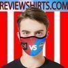 Los Angeles Football Club VS Seattle Sounders FC Face Mask