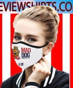 Mad Dog Logo #dog Face Masks