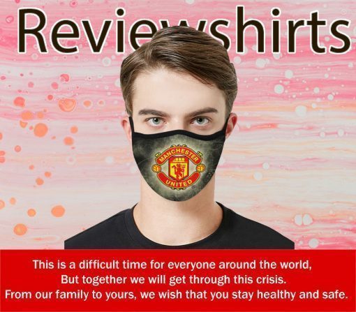 Logo Manchester United Mask Filter - Face Mask Filter MP2.5