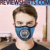 Logo Manchester City Soccer Club Face Mask