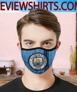 Logo Manchester City Soccer Club Face Mask