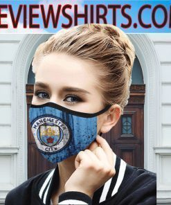 Logo Manchester City Soccer Club Face Mask