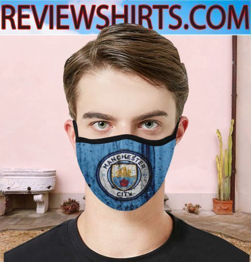 Logo Manchester City Soccer Club Face Mask