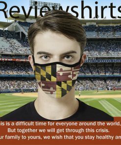 Maryland State Cloth Face Mask - Maryland Flag US Face Mask