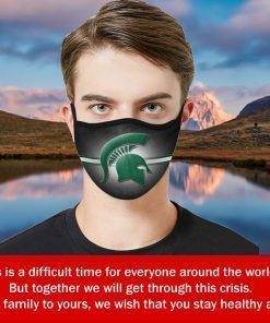 Michigan State Cloth Face Mask – Filter Face Mask US 2020
