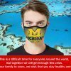 Michigan Wolverines Face Mask Activated Carbon