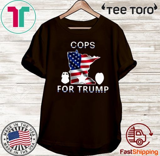 Minneapolis police Cops for Trump Shirt