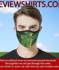 Minnesota North Stars Cloth Face Mask - Logo Minnesota #Facemask For US