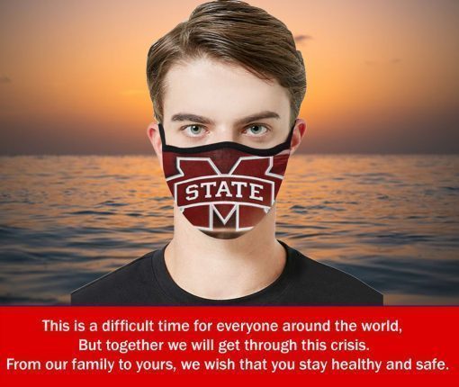 Mississippi State Cloth Face Mask – Filter Face Mask US 2020