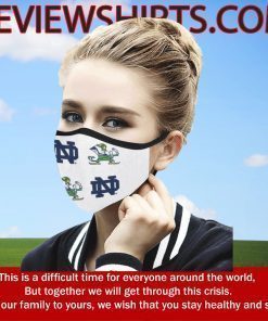 NOTRE DAME FIGHTING IRISH CLOTH FACE MASK