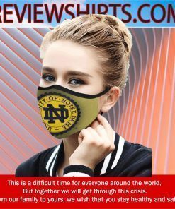 NOTRE DAME Fighting Irish Face Masks